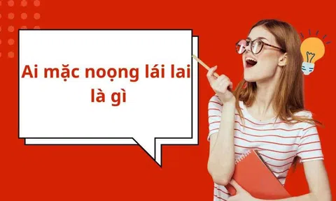 Ai mặc noọng lái lai là gì? Giải mã câu nói "gây bão" mạng xã hội!