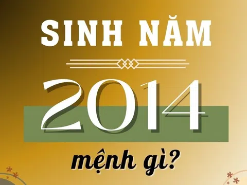 2014 mệnh gì và những yếu tố tử vi nên biết