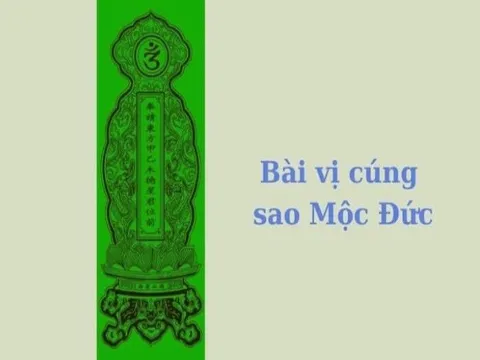 Bài Vị Sao Mộc Đức: "Thỉnh" Cát Tinh, Rước Lộc Về Nhà!