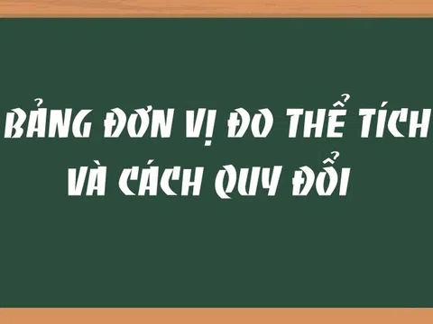 Bảng đơn vị đo thể tích đầy đủ & chi tiết nhất 2024 (Mẹo quy đổi dễ nhớ)